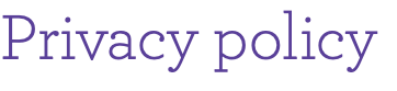 Privacy policy
