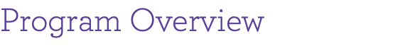 Program Overview